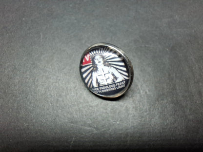 Gothic Goth Old School 1980's Alternative Psychic TV TOPY Thee Temple ov Psychick Youth Genesis P-Orridge Inspired set of three pin badgesV2