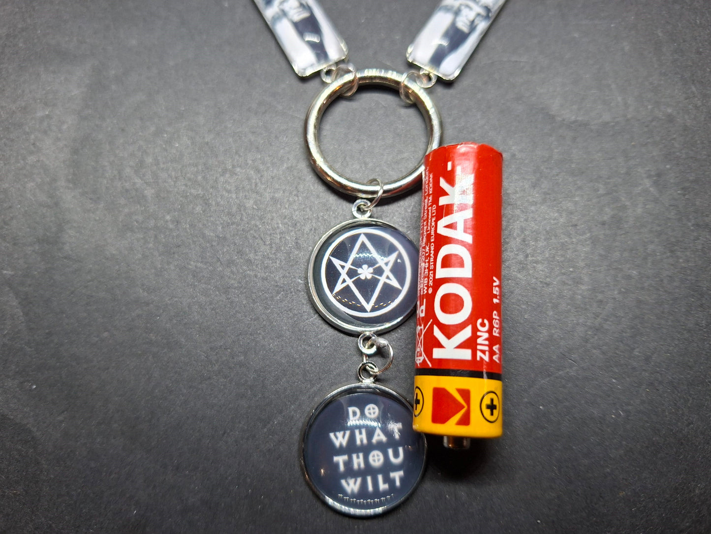 Goth Witchy Witch Witchcraft Thelema "Do What Thou Wilt" Aleister Crowley necklace
