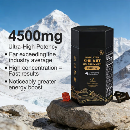 5Loaf2Fish Himalayan Shilajit Gummies with Ashwagandha & Sea Moss – 70 Gummies