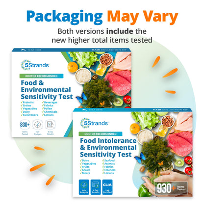 5Strands Food Intolerance & Environmental Sensitivity Test — At-Home Kit, 950 Items, 4-Day Results
