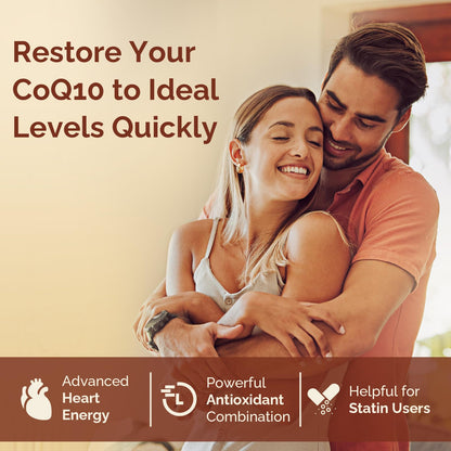 Ubiquinol CoQ10 600mg Softgels with Omega-3, Shilajit & PQQ – 60 Servings