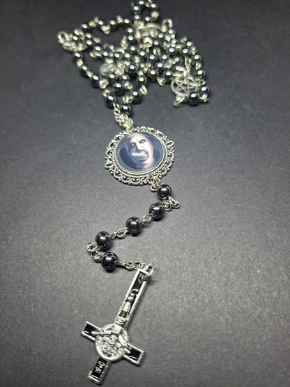 Black Hammarite rosary ,The Conjuring inspired "Nun"