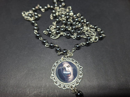 Black Hammarite rosary ,The Conjuring inspired "Nun"