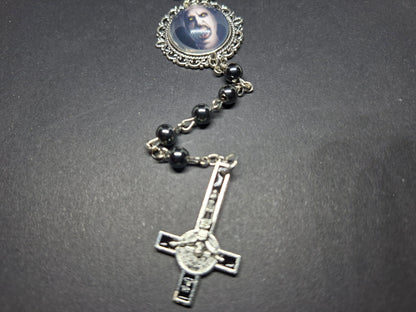 Black Hammarite rosary ,The Conjuring inspired "Nun"