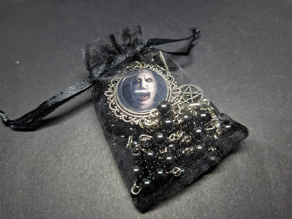 Black Hammarite rosary ,The Conjuring inspired "Nun"