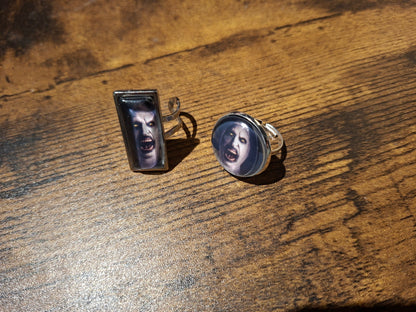 Adjustable Rings, The Conjuring inspired "Nun" round or rectangle