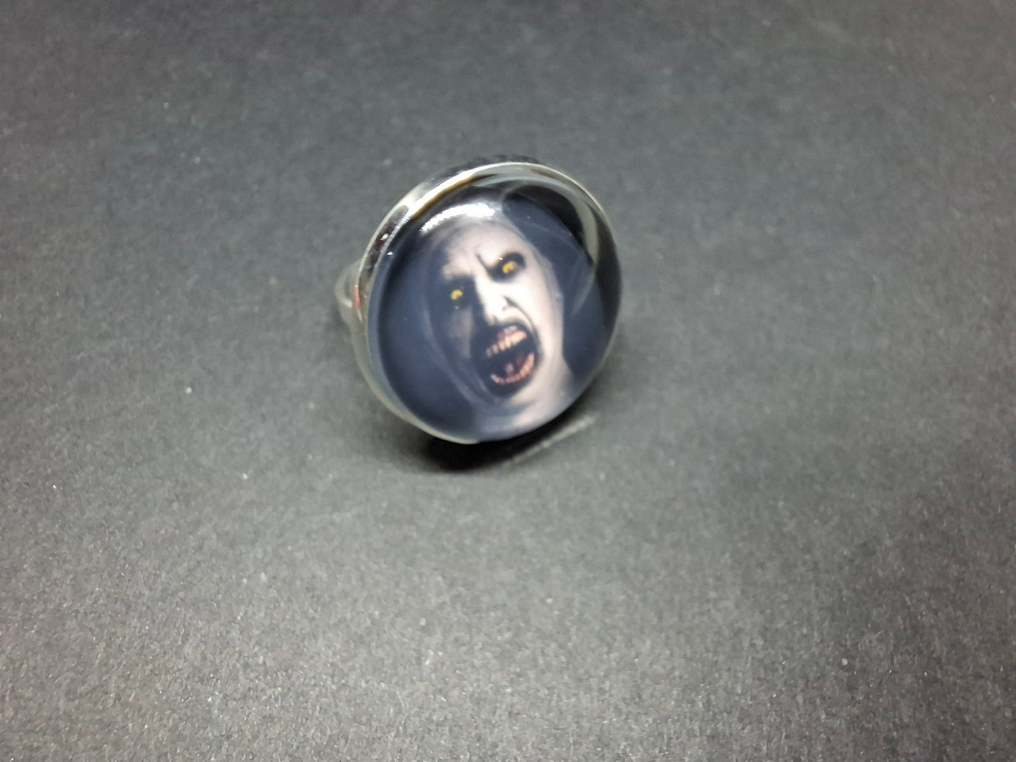 Adjustable Rings, The Conjuring inspired "Nun" round or rectangle