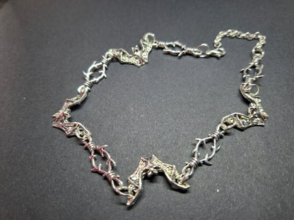 Bracelet, Bat and thorn detail LARP cosplay Vampire Jewelry :goth gothic witchy