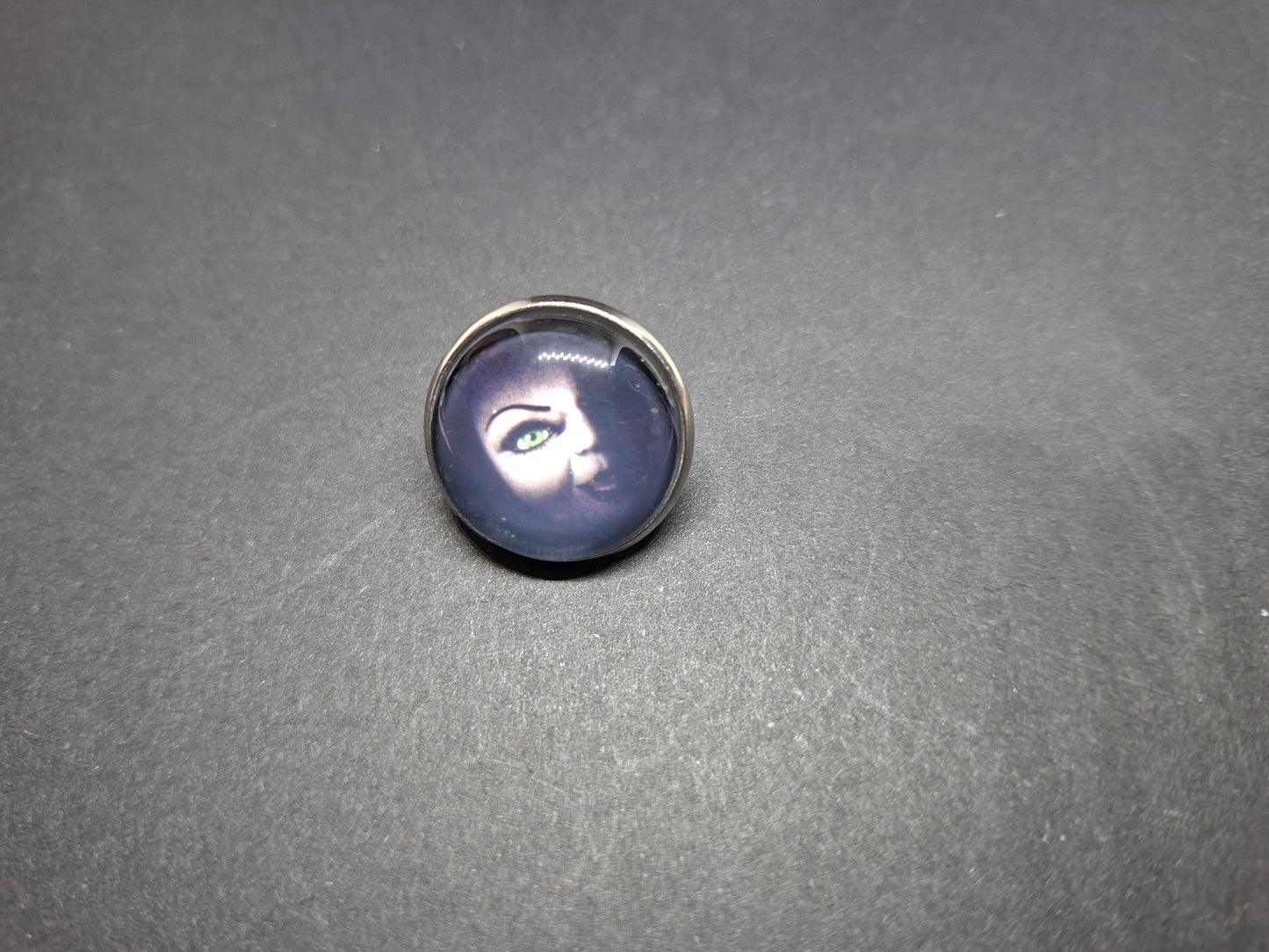 Set of 2 Pin badges inspired by  "Bride of Chucky " Chucky and tiffany