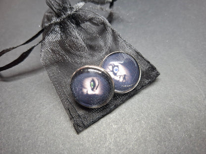 Set of 2 Pin badges inspired by  "Bride of Chucky " Chucky and tiffany
