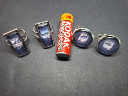 Adjustable Rings,inspired by "Bride of Chucky " Chucky and tiffany