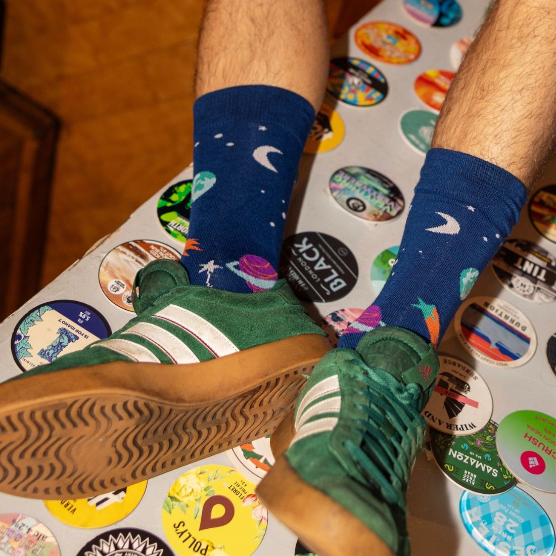 Outer Space Bamboo Socks