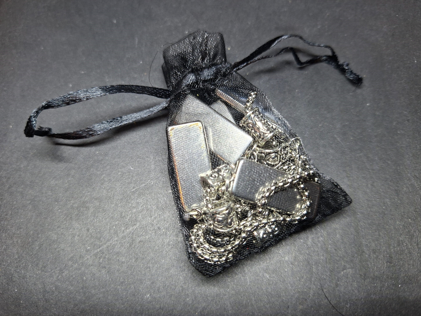 Oddity Curiosity goth gothic witchy Killstar "Gothic bride " Necklace with retangle images