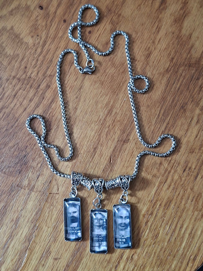 Metal Necklace, "The Devil's Rejects" inspired