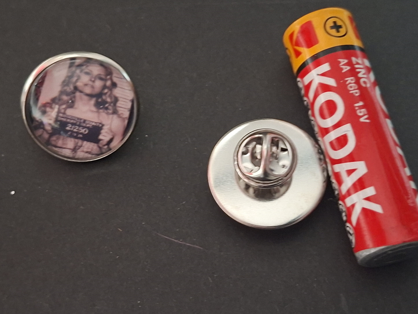 Set of 4 Snap Back Pin Badges,"The Devil's Rejects" inspired
