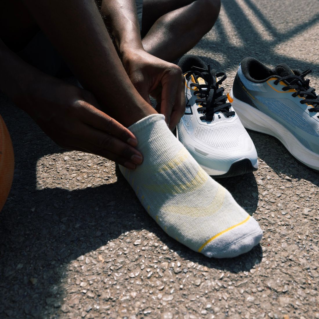 Grey Performance Trainer Socks