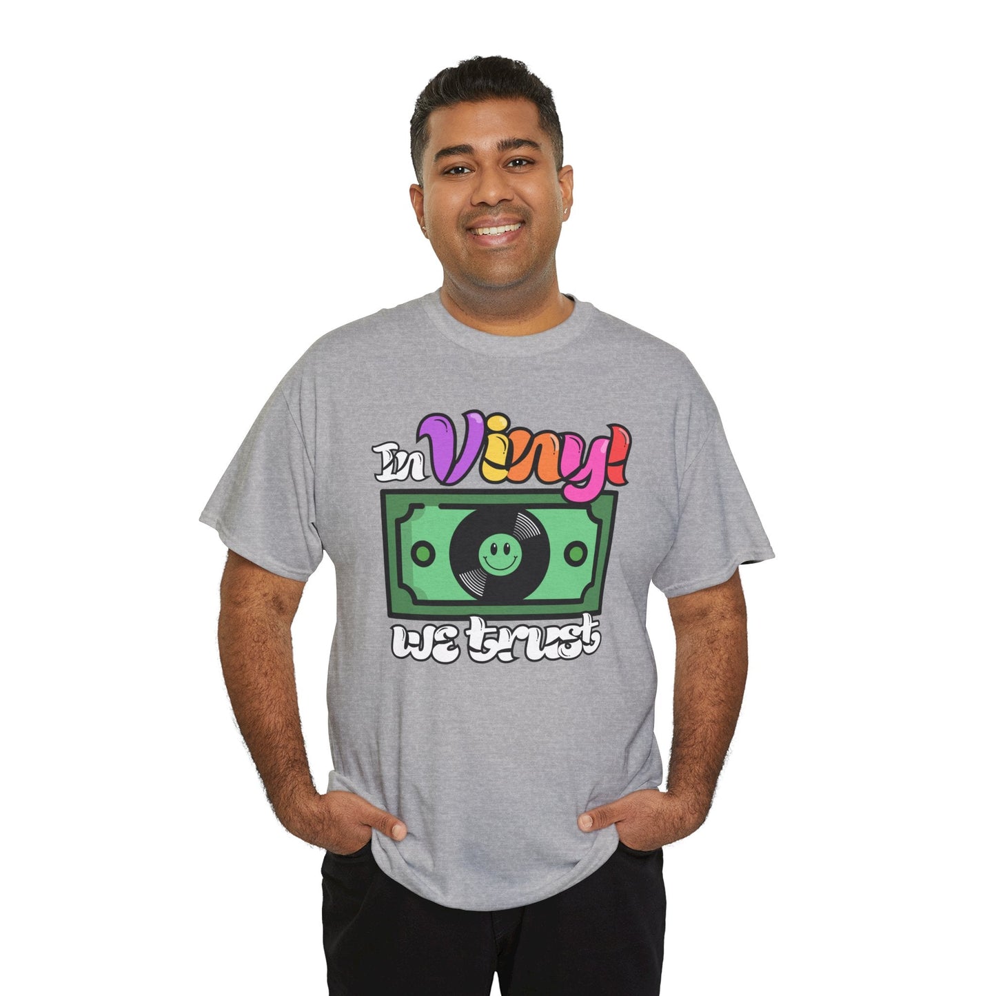 'In Vinyl We Trust' Men's T-Shirt