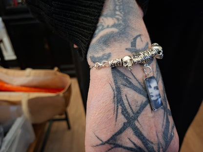 Bracelet ,Gothic Bride "Pandora style" : Goth Gothic Witchy killstar