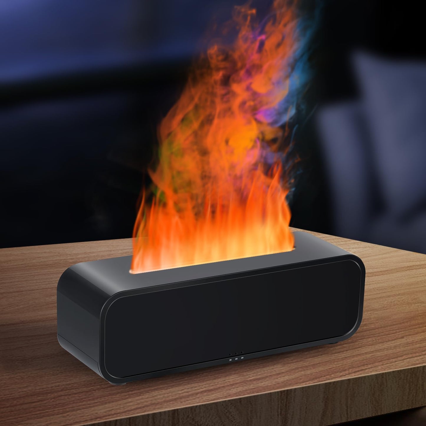 7Color Flame Diffuser – Bonfire & Fireplace 10.7in x 3in x 3.1in
