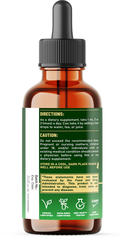 7in1 Liquid Turmeric Curcumin with D3 & K2 – 30ml Drops (2 Pack)