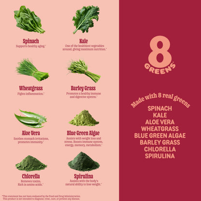 8Greens Supergreens Gummies – Organic Super Greens for Metabolism, Immunity & Focus