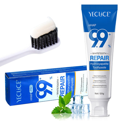 9.9% Hydroxyapatite Toothpaste – Enamel Protection & Tooth Strengthening (120g) | Nano HA with Peppermint