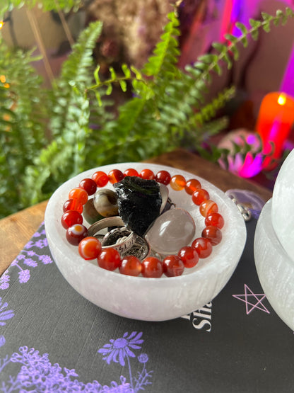Selenite crystal charging bowl