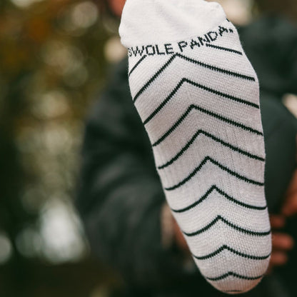 White Performance Trainer Socks