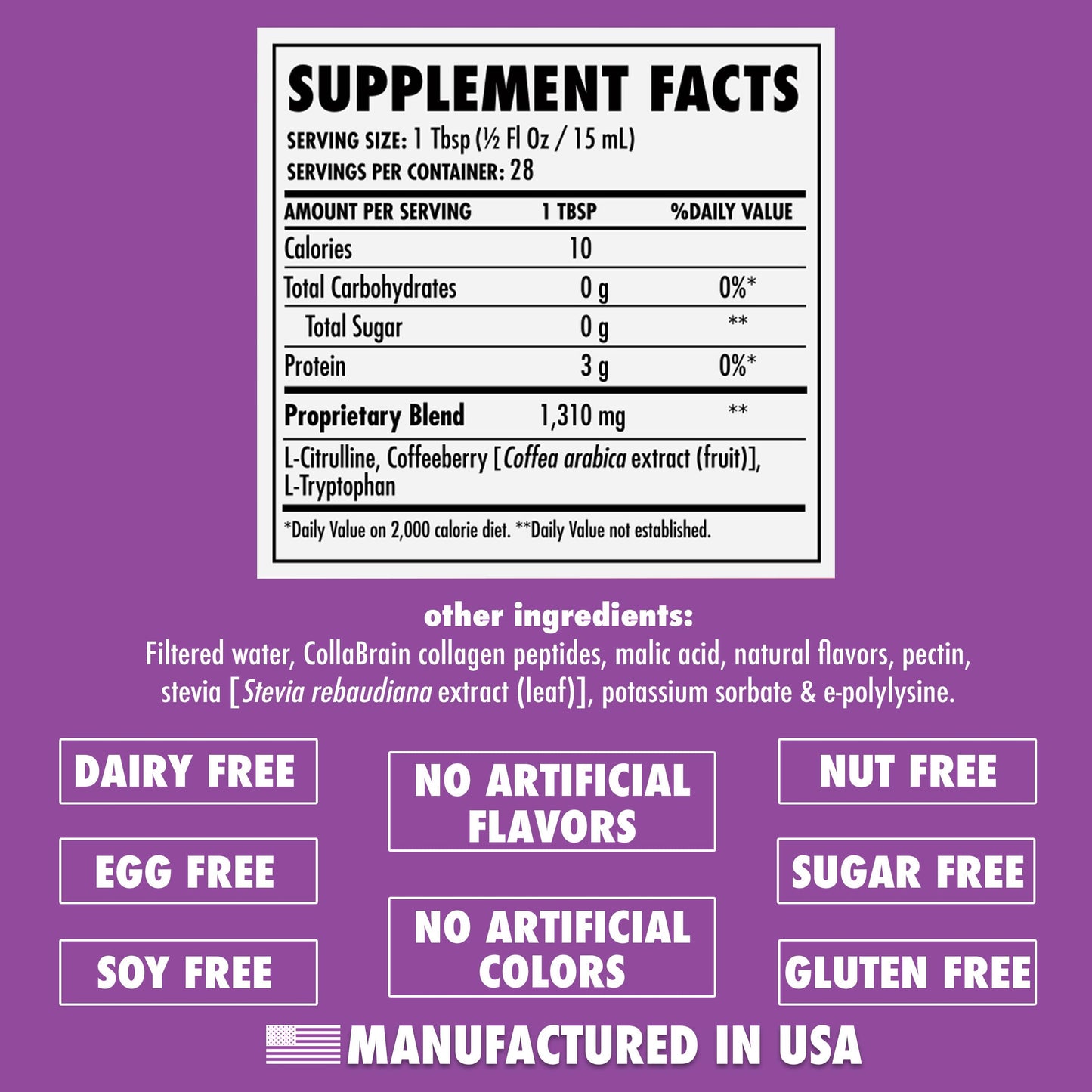HEALTH DIRECT AminoMind Nootropic Collagen for Brain Health and BDNF, 14 Fl Oz