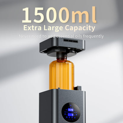 Aromadd 1500ml Scent Air Machine – 4000 sq ft Coverage, Waterless Diffuser, Titanium Gray