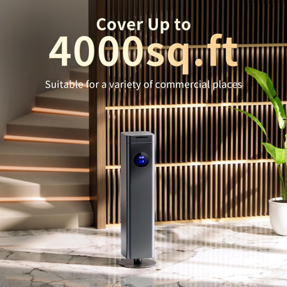 Aromadd 1500ml Scent Air Machine – 4000 sq ft Coverage, Waterless Diffuser, Titanium Gray