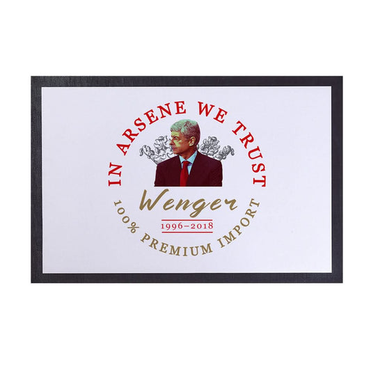 The Gooners Wenger  - Football Legends - Door Mat -60cm X 40cm