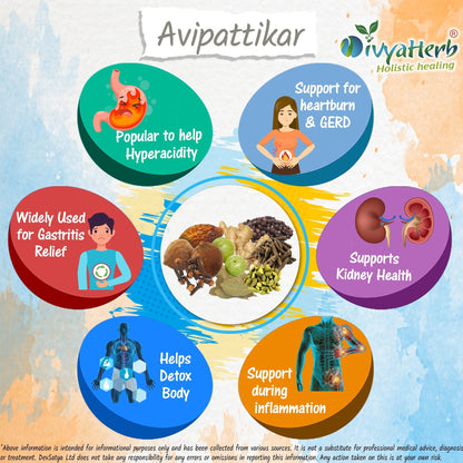 DivyaHerb Avipattikar Powder 100 gram - Stomach Comfort Support