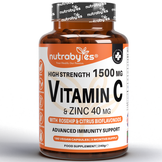Vitamin C & Zinc, 180 Vegan Capsules