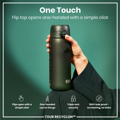 Bottle, Recyclon, Dark Green, 750ml