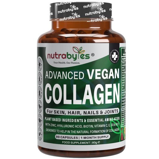 Advanced Vegan Collagen with Hyaluronic Acid, Biotin, Vitamin C & Amino Acids