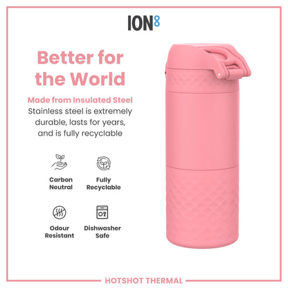 Insulated Steel, Travel Mug, Rose Bloom, 360ml
