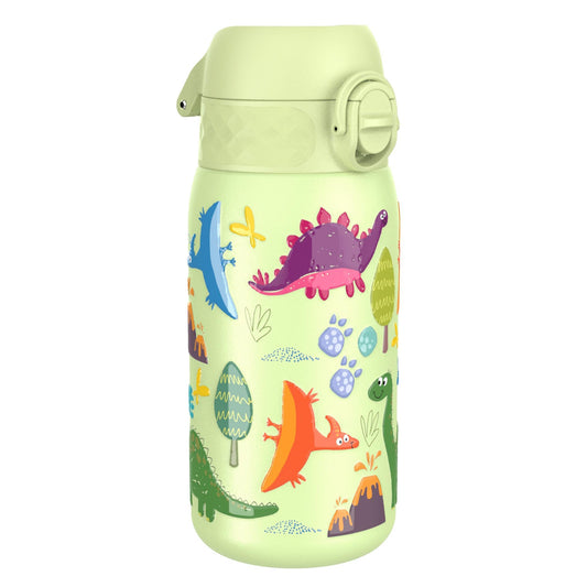 Leak Proof Thermal Steel Water Bottle, Insulated, Dinosaurs, 320ml (11oz)