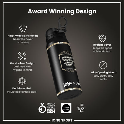 MotoGP x ION8 Insulated Steel Water Bottle, MotoGP Speed, 750ml (24oz)