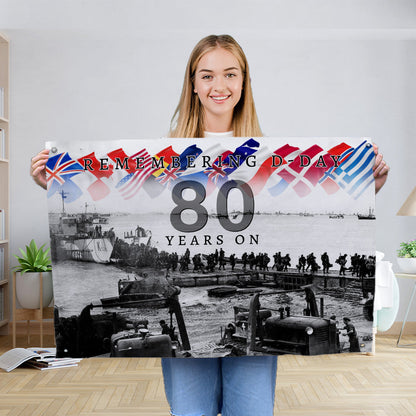 Remembering D-Day 80 Years | Banner - 3 Sizes
