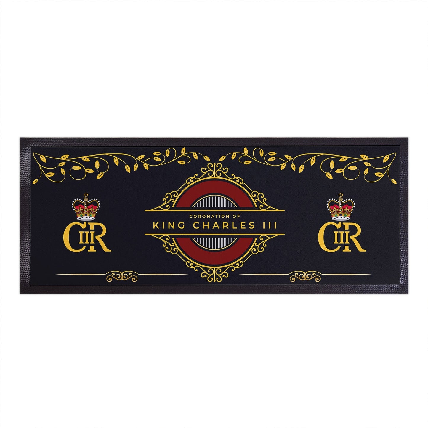 King Charles Coronation - Royal Monogram - Bar Runner