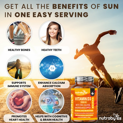 Vegan Vitamin D3 2000 IU Complex, 180 Capsules