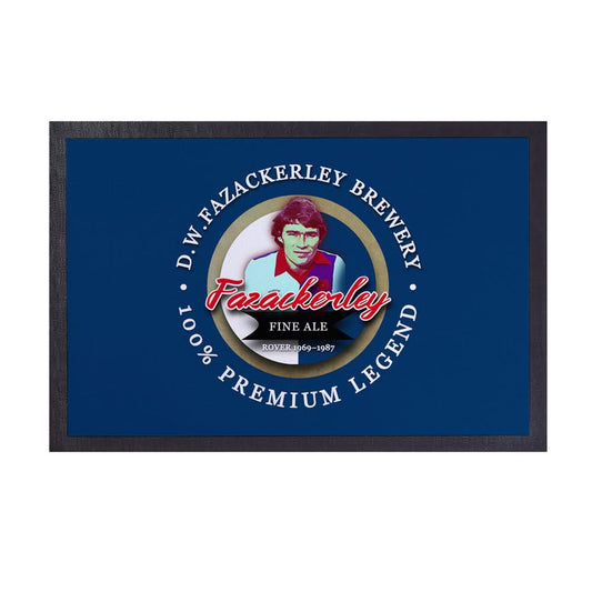 Blackburn Faz  - Football Legends - Door Mat -60cm X 40cm