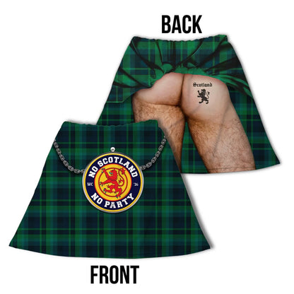 Black Watch Tartan (Exposed Behind) Scotland WC26 - Novelty Kilt