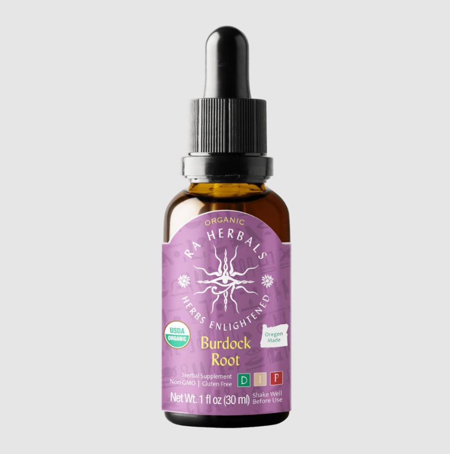 Organic Burdock Root Tincture - SKIN REPAIR & PAIN RELIEF