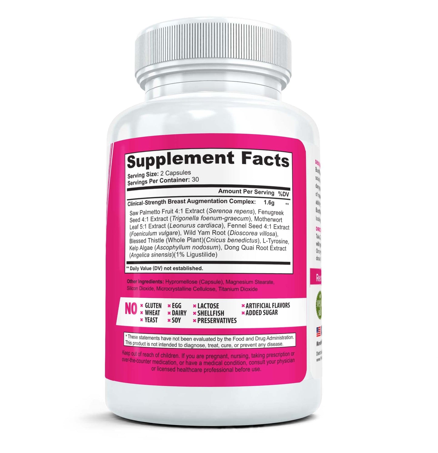 BustMaxx: The Most Trusted Breast Enhancement Pills | Natural Breast Enlargement (60 Capsules)