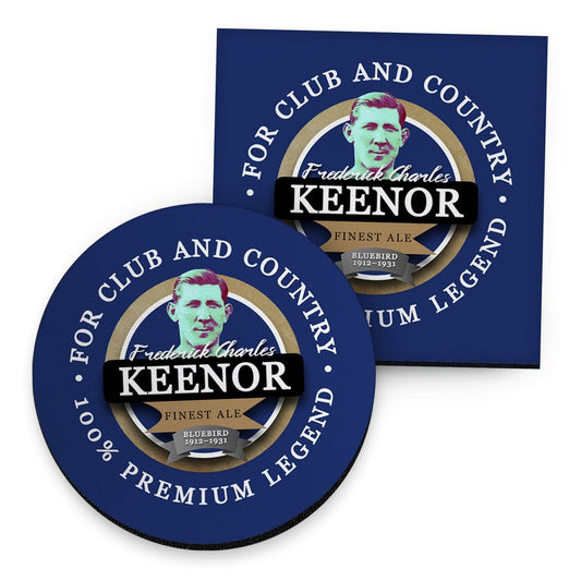 Cardiff Keenor - Football Coaster - Square Or Circle