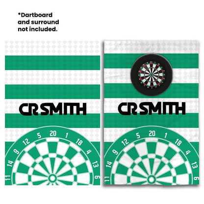 Celtic Retro - 1988 Home - Personalised Darts Wall Banner - Two Sizes [COLLECTIVE]