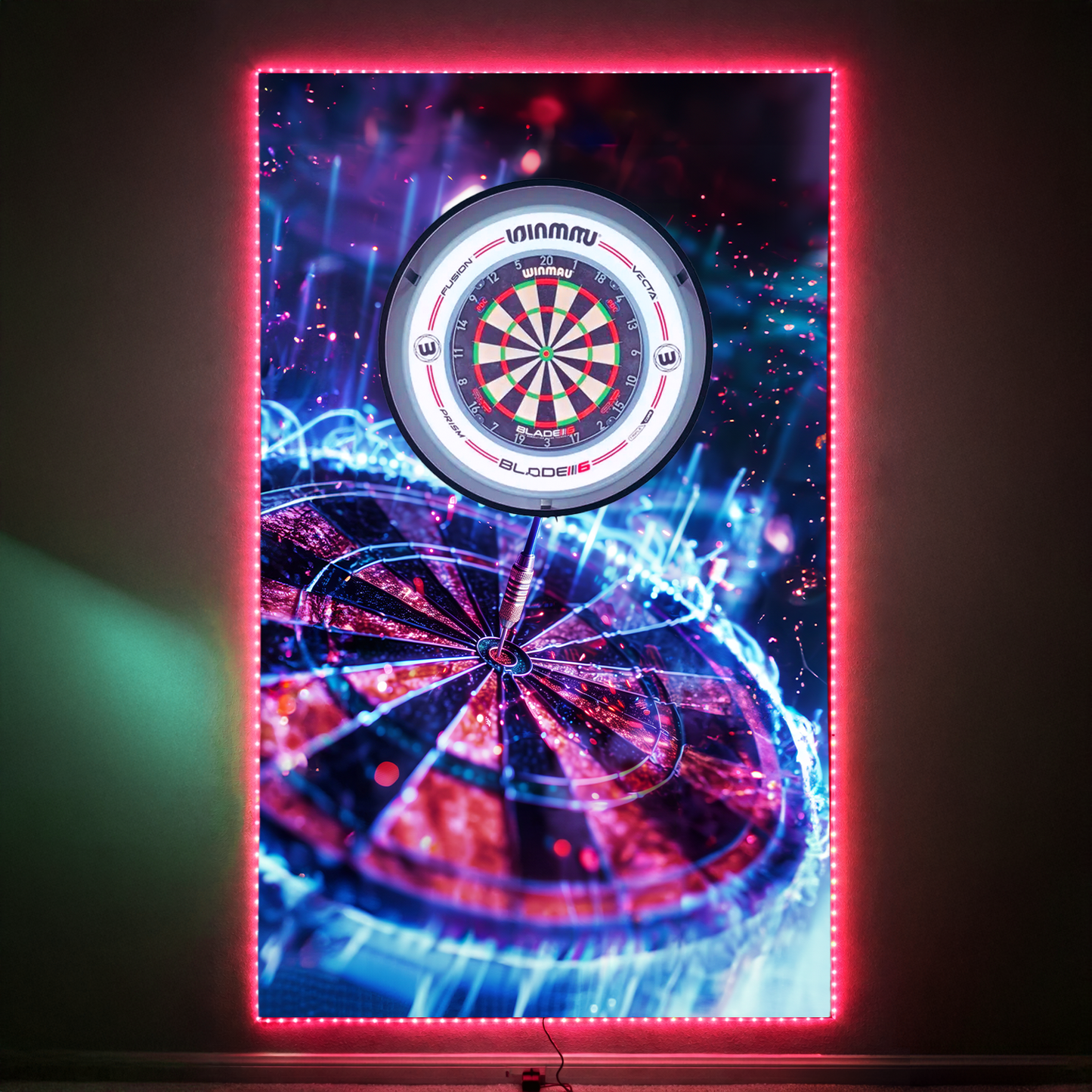 Newcastle - 1996 Home - Personalised Darts Wall Banner - Two Sizes [COLLECTIVE]