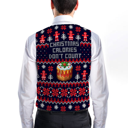 Christmas Food Xmas Jumper - Novelty Costume Fancy Dress Waistcoat ( 4 sizes available )